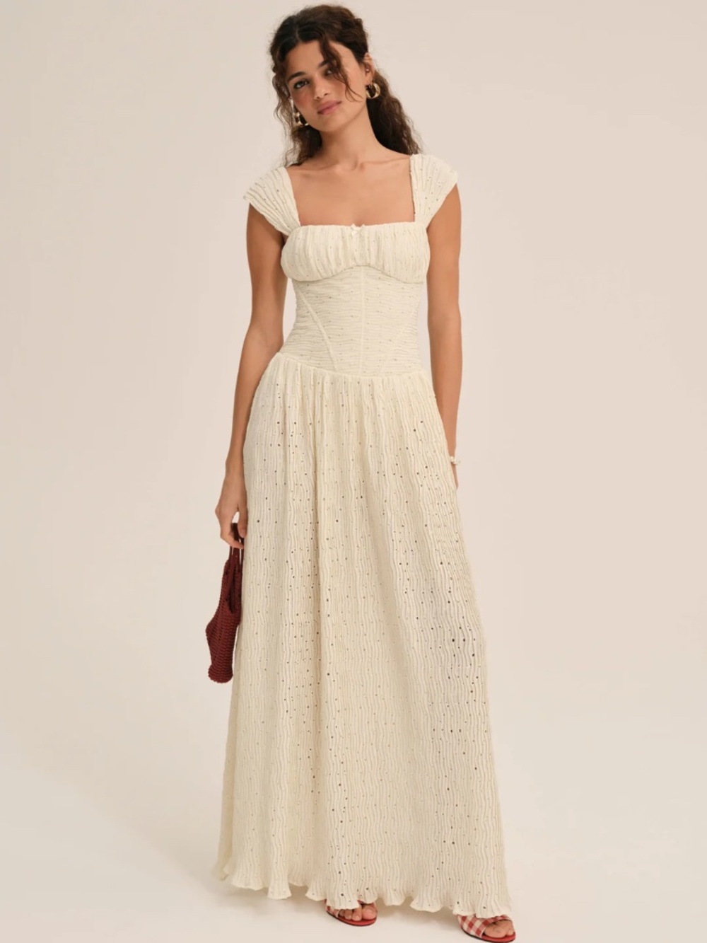 For Love and Lemons  Erika Bustier Maxi Dress